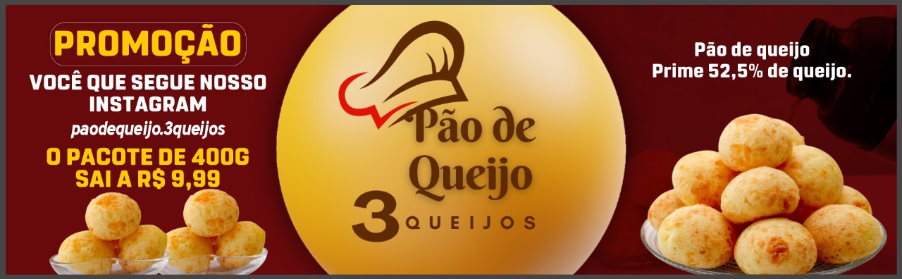 Mais queijo, mais amor: <br>Prove o Pão de queijo 3 Queijos!